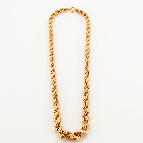 Collier Collier Maille Torsadée Or Jaune 58 Facettes DV0361-2