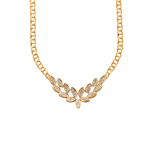 Collier Collier Motif Feuillage Diamants 58 Facettes DV0361-3