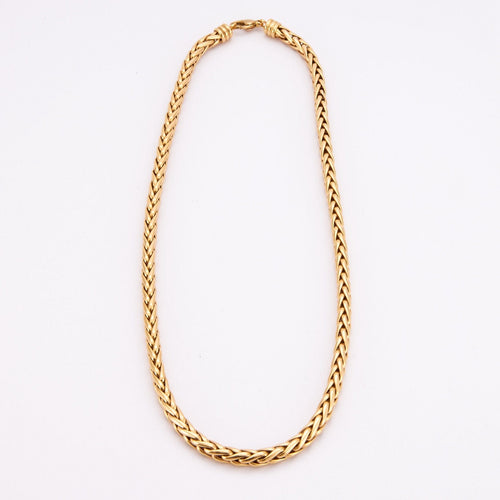 Collier Collier Or jaune maille palmier 58 Facettes DV0040-1