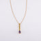Collier Longueur de la chaine : 42.6 centimètres ; longueur du pendentif : 3 centimètres. / Jaune / Or 750 Collier Péridots Améthyste 58 Facettes 180211R