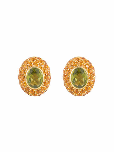 Boucles d'oreilles BOUCLES D'OREILLES OR & CITRINE 58 Facettes 210019