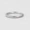 Bague 55 Demi-alliance Diamants Or Blanc 58 Facettes DV0339-2