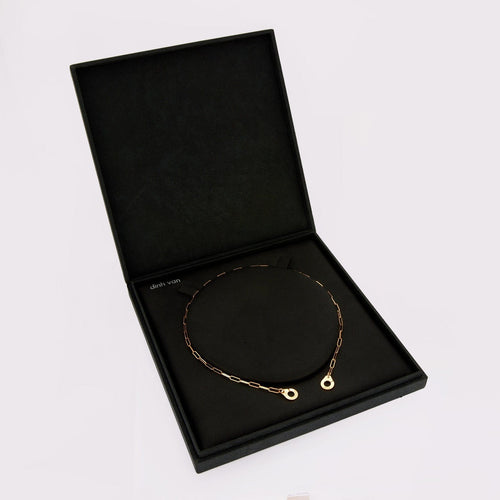 Collier DINH VAN - Collier Menottes Or rose 58 Facettes DV0145-2