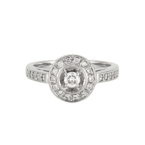 Bague 53 GAYUBO - Bague Solitaire ronde 58 Facettes DV0132-1