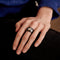 Bague 55 GUY LAROCHE- Bague Céramique noire Diamants 58 Facettes DV0006-1