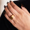 Bague 52 HERMES - Bague Clarté Jonc Or Jaune 58 Facettes DV0344-2