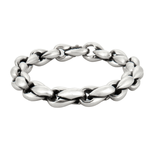 Bracelet HERMES - Bracelet maille épis tressé 58 Facettes DV0266-1