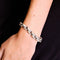 Bracelet HERMES - Bracelet maille épis tressé 58 Facettes DV0266-1