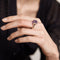 Bague 52 LOUIS VUITTON - Bague Mini Malle cube d'Améthyste 58 Facettes DV0105-1