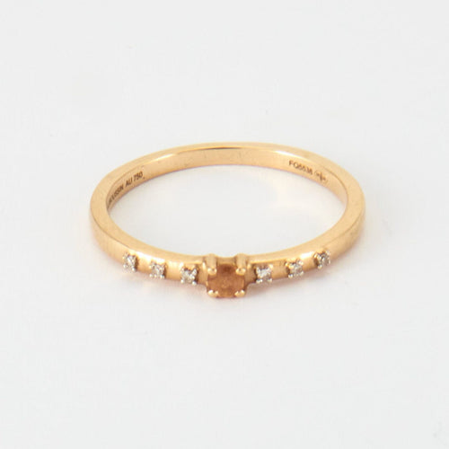 Bague 56 MAUBOUSSIN - Bague Capsule d'émotion saphir orange 58 Facettes DV0181-1
