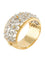 Bracelet BRACELET JONC "FLORALE" OR & DIAMANTS 58 Facettes 210042