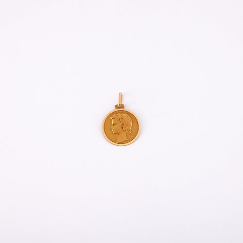 Pendentif Médaille Profil masculin signée Cardot 58 Facettes DV0042-2