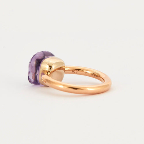 Bague 51 POMELLATO - Bague NUDO Améthyste rose de France 58 Facettes DV0343-33