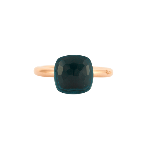 Bague 51 POMELLATO - Bague NUDO Topaze bleue blue London 58 Facettes DV0343-35