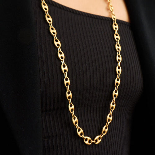 Collier Sautoir maillons Grains de café 58 Facettes DV0178-7