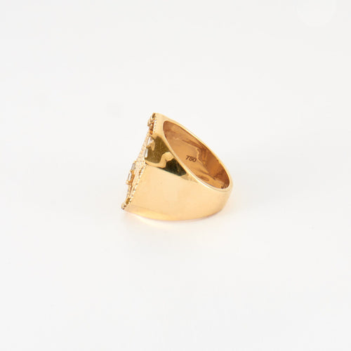 Bague 53 SHAY - Bague Chevalière Love Diamants 58 Facettes DV0183-2