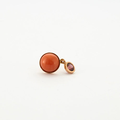 Boucles d'oreilles Boucles D'oreilles Corail Tourmaline Rose 58 Facettes DV0222-23