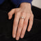 Bague 54 / Blanc/Gris / Or 750‰ Bague Solitaire Diamant 1.00 carat 58 Facettes 120333R-210139R