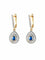 Pendentif PARURE "GOUTTE" OR JAUNE 58 Facettes PA439