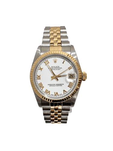 Montre Montre Rolex Datejust 31mm or et acier réf 68273 58 Facettes 1-882/3