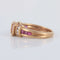 Bague Bague Vintage Or jaune Rubis Diamant 58 Facettes 1