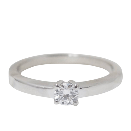 Bague 53 CARTIER - Bague solitaire en platine et diamant 58 Facettes 31997