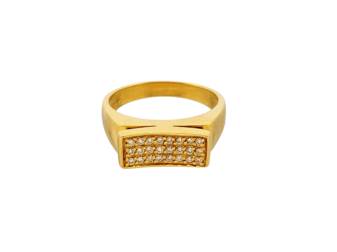 Bague Bague en or jaune et diamants 58 Facettes 20089