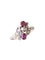 Bague de fiançailles Vintage or, rubis, et diamants 58 Facettes