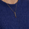 Collier Longueur de la chaine : 42.6 centimètres ; longueur du pendentif : 3 centimètres. / Jaune / Or 750 Collier Péridots Améthyste 58 Facettes 180211R