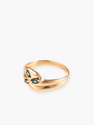 Bague Bague Trois Saphirs 58 Facettes B0381