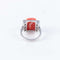 Bague Bague Corail Diamants noirs 58 Facettes B0956