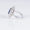 Bague Bague Marguerite Saphir Diamants 58 Facettes 1