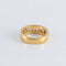 Bague 51 Demi-alliance Diamants taille baguette 58 Facettes FM71