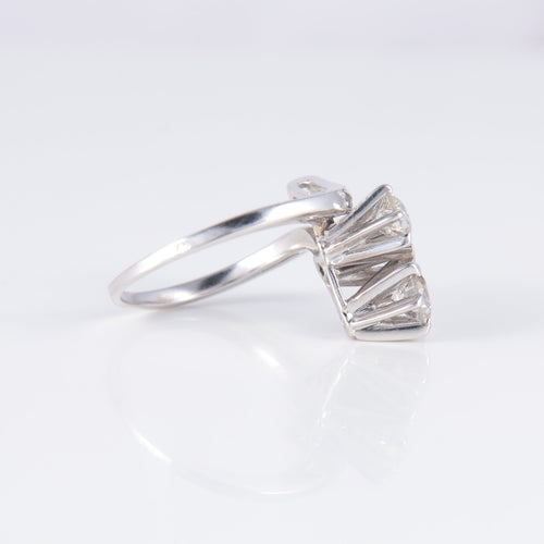 Bague Bague Solitaire 3 diamants 58 Facettes 1