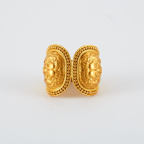 Bague 57 LALAOUNIS - Bague Têtes de lion 58 Facettes KZ10