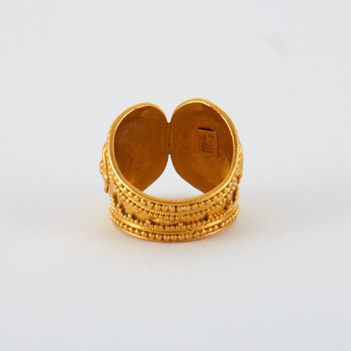 Bague 57 LALAOUNIS - Bague Têtes de lion 58 Facettes KZ10