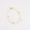 Bracelet Bracelet perles blanches et or jaune 58 Facettes P4L8