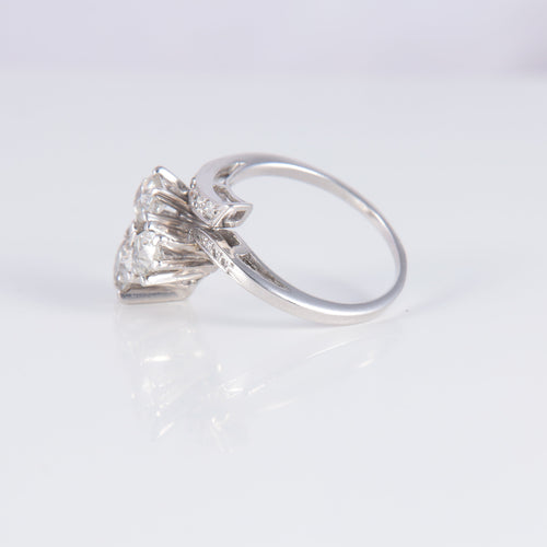 Bague Bague Solitaire 3 diamants 58 Facettes 1