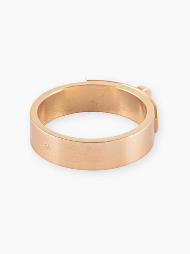 Bague 52 Bague Hermès "Kelly" Or Jaune 58 Facettes 210006