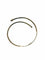 Collier Collier Câble 2 Ors réversible maille oméga 58 Facettes