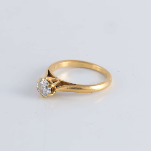 Bague 50 Bague Solitaire Diamant 0.65ct 58 Facettes FM83