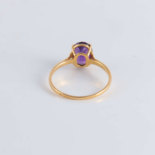 Bague 52 Bague Solitaire Améthyste 58 Facettes FM73