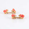 Boutons de manchette Boutons de manchette Corail 58 Facettes B0956
