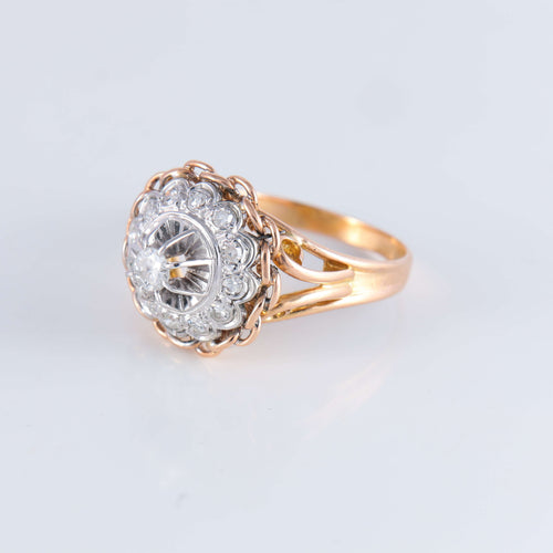 Bague Bague Solitaire Rétro 58 Facettes 1