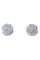 Boucles d'oreilles Clous modernes pavage diamants 58 Facettes