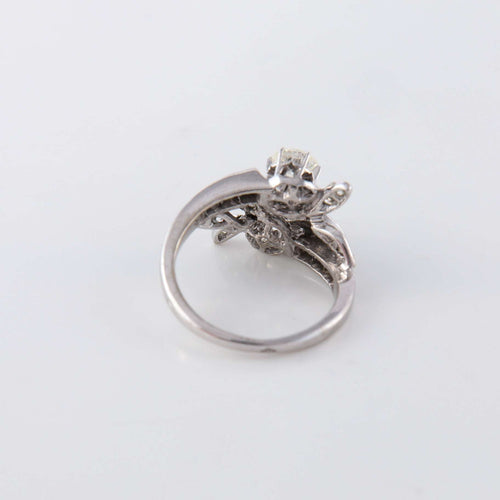 Bague Bague Toi & Moi florale Diamants 58 Facettes 1