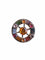 Broche Broche ronde Ecossaise ancienne citrine, jaspe, et agate 58 Facettes