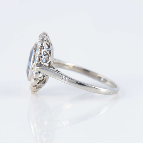 Bague 52 Bague Art Déco Panier Coeurs 58 Facettes 1