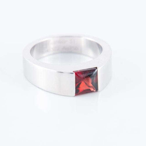 Bague 51 CARTIER Bague Tank Grenat 58 Facettes ES19269