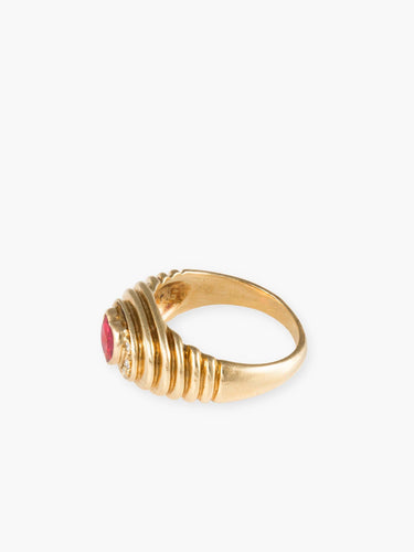 Bague Bague Coeur de rubis 58 Facettes B9856